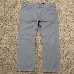 AG Adriano Goldschmied The Protege Jeans Straight Leg Light Gray Mens 38x30